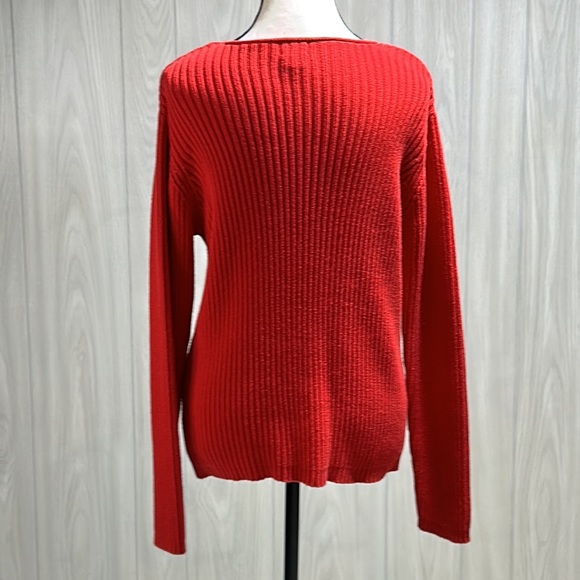 Calvin Klein Jeans women’s red sweater size large - Picture 4 of 9